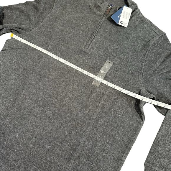 Club Room Men's Classic Fit Quarter Zip Sweater Size L $60 - Picture 5 of 7